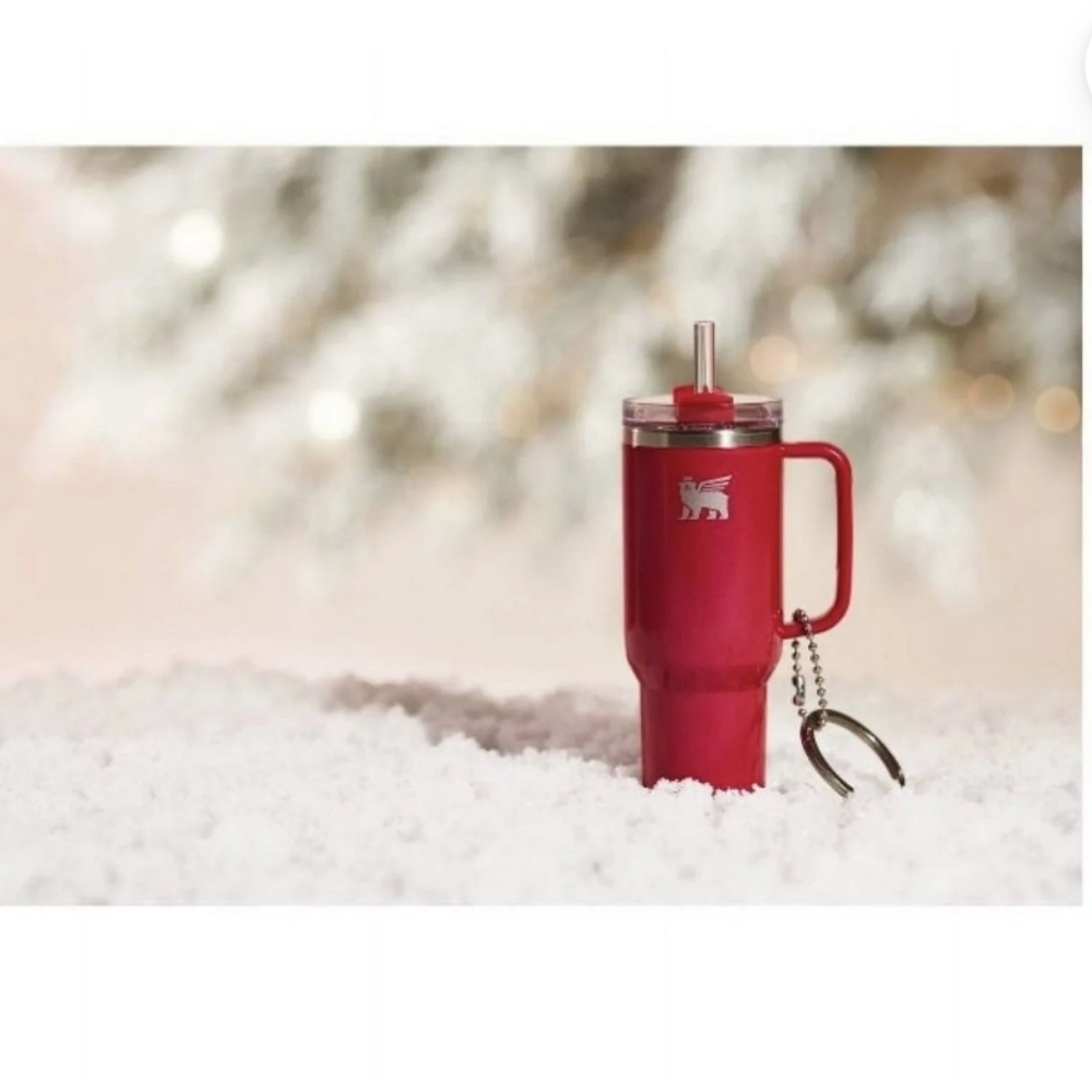 Stanley Mini Quencher Ornament Keychain New In Box